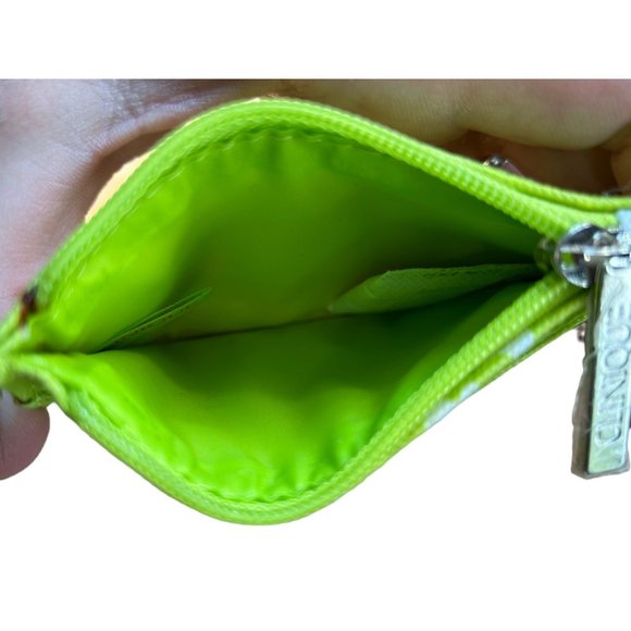 Marimekko x Clinque Chartreuse Floral Coin purse - Picture 3 of 4
